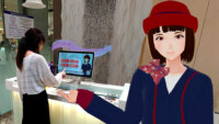 kiwami、オリジナルアバターによる自動応対と遠隔での有人応対のハイブリットタッチパネルを東武百貨店に導入
