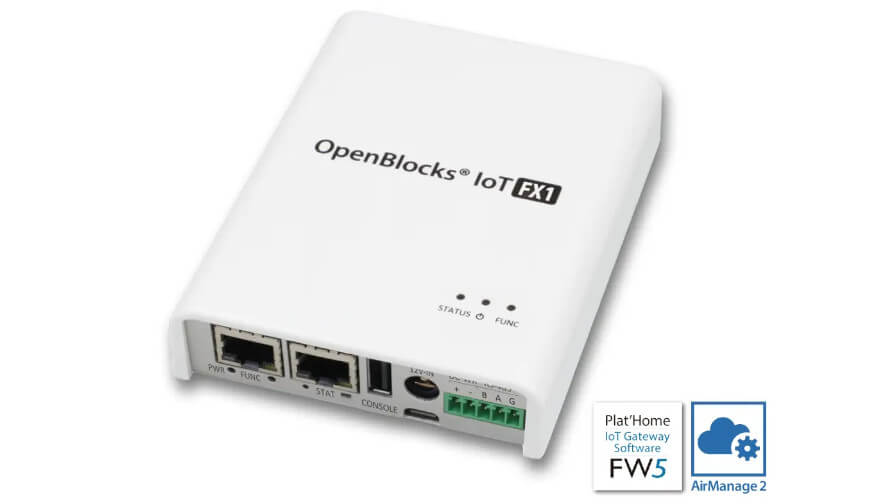 ぷらっとホーム、高速化・低消費電力を実現するIoTゲートウェイの新ラインナップ「OpenBlocks IoT FX1」を発表