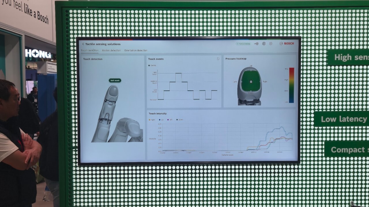 BOSCHは気圧で繊細なセンシングをする指先を開発