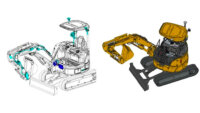 EARTHBRAIN、ブームスイング式油圧ショベルの全角度で3Dマシンガイダンス機能が利用できるサービスを開始