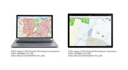 JUIDA、ゼンリン、ブルーイノベーションとともにドローン専用飛行支援地図サービスを共同開発へ