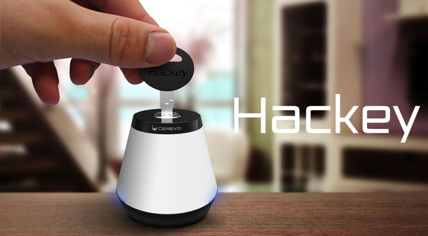 Cerevo、Webサービスと連携する小型の鍵スイッチ「Hackey」発売～ヤフーの「myThings」にも対応。API利用で独自サービス連携も可能～