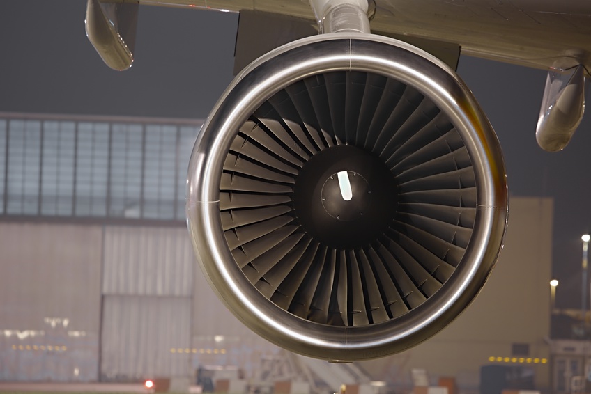 Jet engine of an aircraft