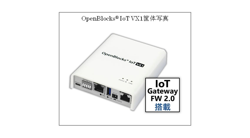 ぷらっとホーム、IoTにおけるエッジコンピューティングを実現するIoTゲートウェイ「OpenBlocks IoT VX1」を発売開始