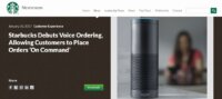 米スターバックスが音声注文開始、Amazonのアレクサにも対応