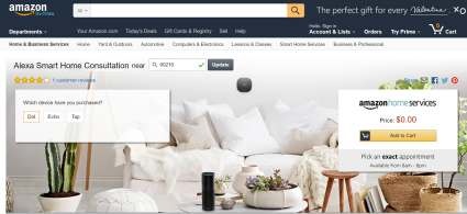 米アマゾンがアメリカで無料Smart Home Consultationサービスを開始