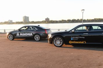 独コンチネンタルとカナダのマグナ・インターナショナル、米ミシガン州とカナダ・オンタリオ州の公道480キロで自動運転車の試験走行を開始