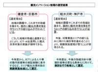 鎌倉や京都など、ICT・AIを活用したエリア観光渋滞対策の実験・実装を図る「観光交通イノベーション地域」に選定