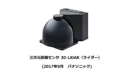 パナソニック、広範囲での三次元距離計測を実現する3D LiDARを開発