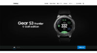 ゴルフ用・距離計測アプリ搭載のスマートウォッチ「Galaxy Gear S3 frontier Golf edition」が発売