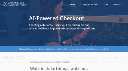 Standard Cognition、レジ精算不要の小売店舗向けレジ無人化システム導入の直営店オープン