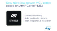 STマイクロエレクトロニクス、IoT機器のセキュリティ強化する超低消費電力マイコン「STM32L5」発表