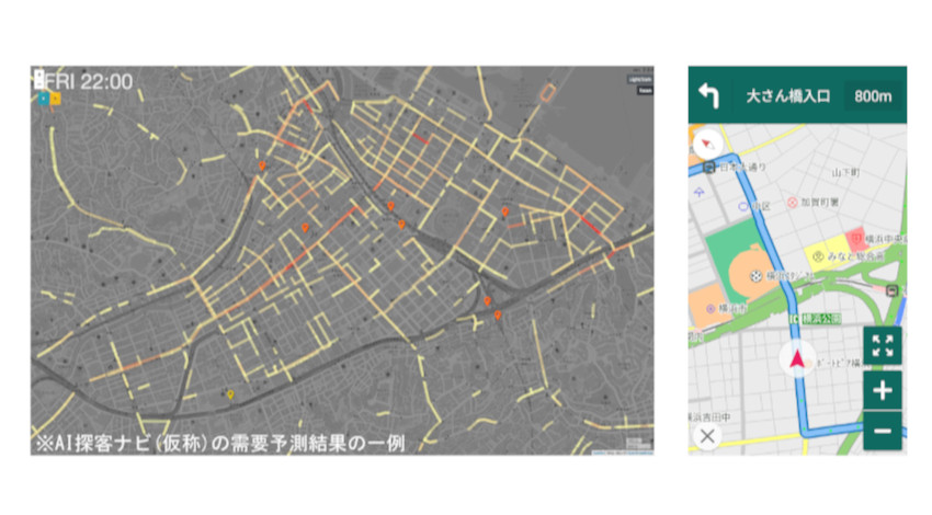 DeNAのタクシー配車アプリ「MOV」が大阪府・京都府でサービス開始、神奈川県ではAIで乗客を探す「AI探客ナビ」を展開