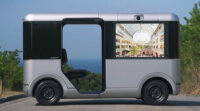 ドコモ・NTT Com・サッポロ不動産、遠隔運転車両SC-1に動画広告を5Gで配信する実証実験を実施