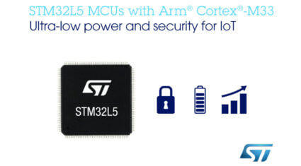 STマイクロエレクトロニクス、IoT端末向けセキュリティ強化で超低消費電力なマイコン「STM32L5」を発表