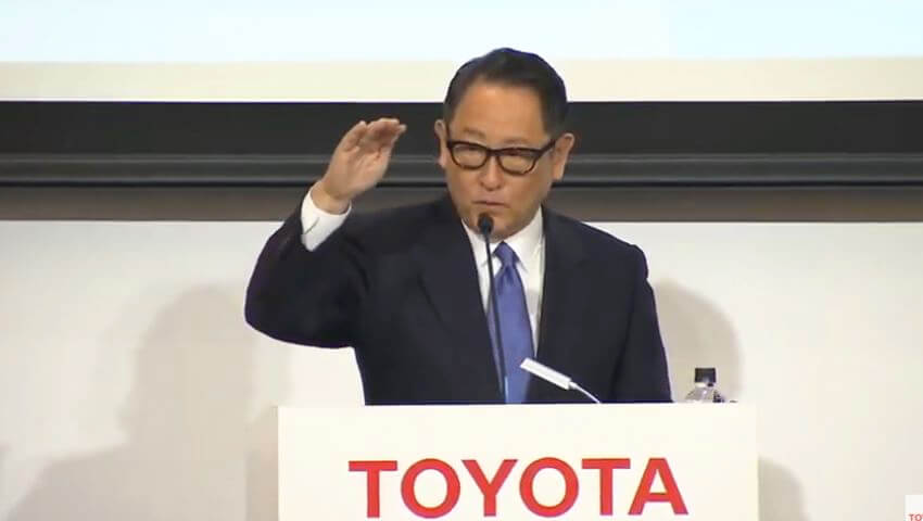 トヨタ　代表取締役社長　豊田章男氏