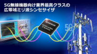 ルネサス、5Gやブロードバンド無線用途に向け広帯域ミリ波シンセサイザを発売