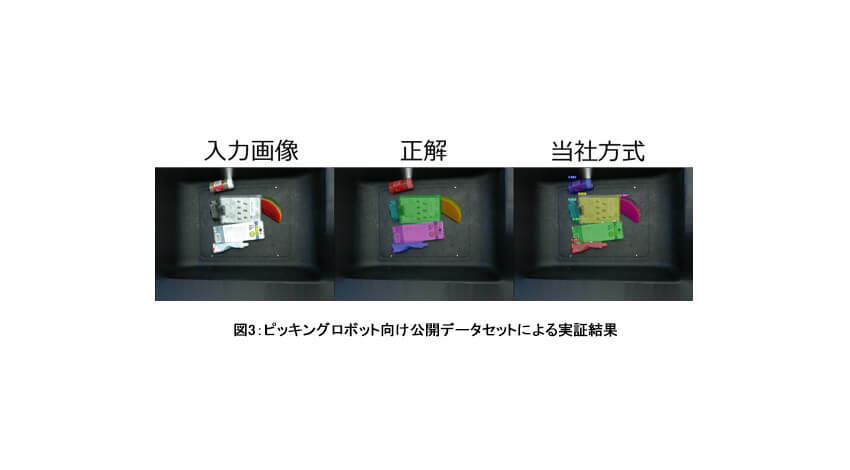 東芝、通常のカメラの画像から個々の荷物の領域を推定するAIを開発