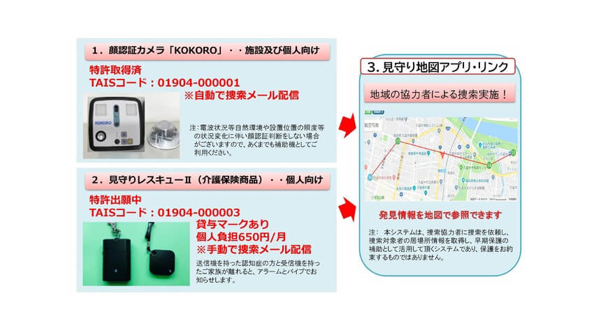 インターネット・イノベーション、認知症による行方不明者の早期発見・保護をサポートする「IoT見守りシステム」を開始