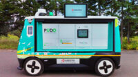 KCCS・ヤマト運輸他、車道を走行する無人自動配送ロボットによる移動型宅配サービスの実証実験を開始