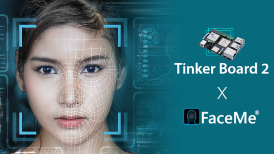 ASUS、AI顔認識エンジン「FaceMe」をシングルボードコンピューター「Tinker Board2」に統合した顔認識エッジAI開発キットを発表