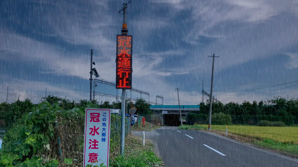 アークノハラと日本ライナー、冠水時に通行止めを自動表示するLEDシステムを共同開発し宮城県利府町で運用開始