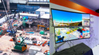 ジザイエとNTT、IOWN APNを活用したタワークレーン遠隔操作実証の成果を発表