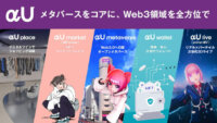 KDDI、ライブ配信やバーチャルショッピングが体験できるメタバース・Web3サービス「αU」を開始