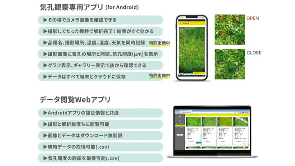 ハッピークオリティー、AI解析できるポータブル気孔観察用デバイス「Stomata Scope」を開発