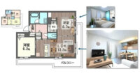 カラーアンドデコ、物件の間取図にインテリアを実寸で配置するサービス「デコ間取」を開始