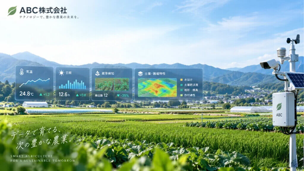 ABC、農地ごとの「土地の特徴」をデータで可視化するAI農地監視システムを提供開始