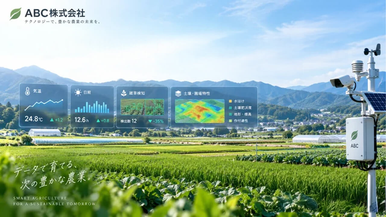 ABC、農地ごとの「土地の特徴」をデータで可視化するAI農地監視システムを提供開始