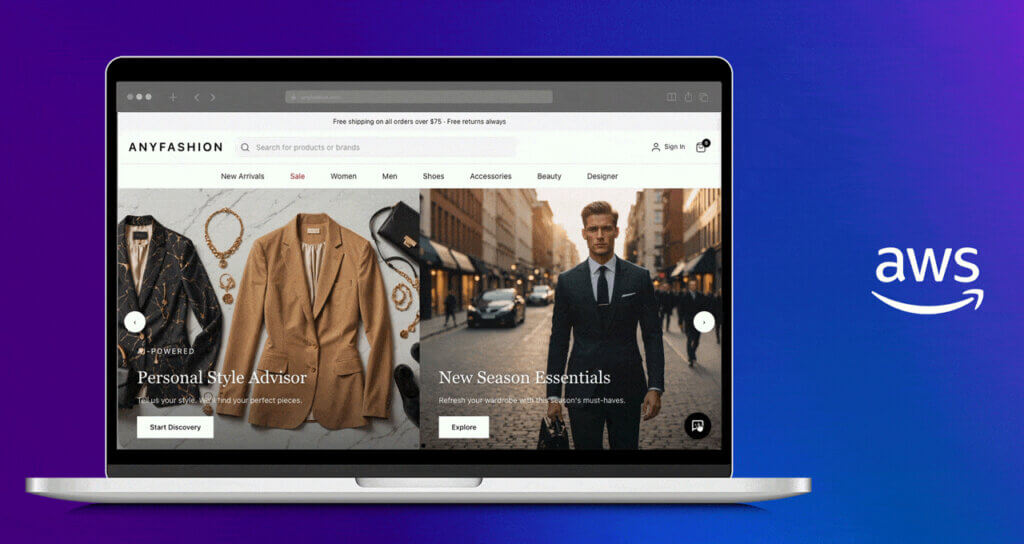 AWS、小売業独自の会話型AIを約60日で構築できる「Agentic Shopping Assistant」を提供