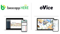 oViceのバーチャル空間サービスとビーキャップの屋内位置情報サービスが連携
