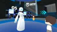 NTT、VR空間プラットフォーム「DOOR」にてアバターによるガイダンス業務を開始