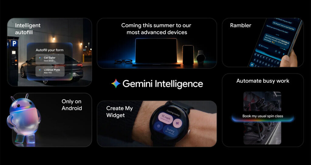 Google、Android端末の操作を先回りして自動化するAI「Gemini Intelligence」を発表