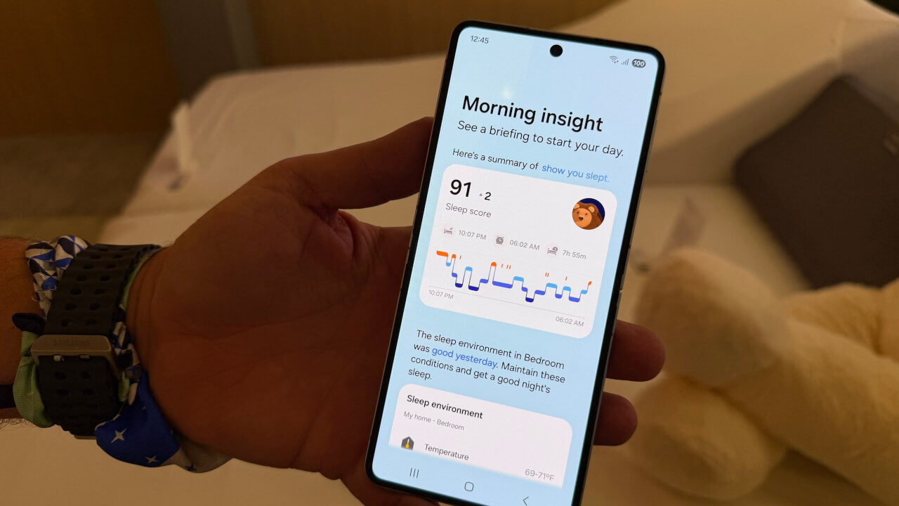 CES2026 サムスン　睡眠状況などの可視化