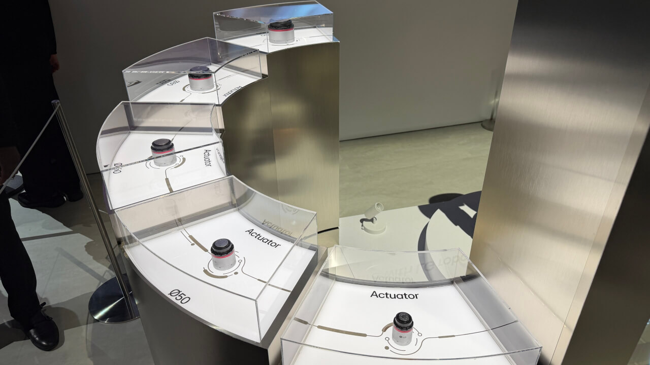 LGが持つ技術を結集しモーター・ギア・制御システムを精密に統合したアクチュエーター