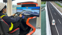 KDDIとNEXCO中日本、路面点検の自動化や自動運転車の退避などを支援する路車協調技術の実証に成功