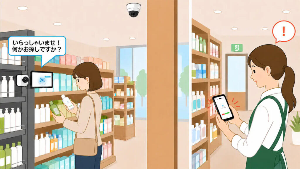 アースアイズ、AIアバターが売場で自動声掛けを行う万引き対策システム「AIガードマン Avatar-Cast」を発売