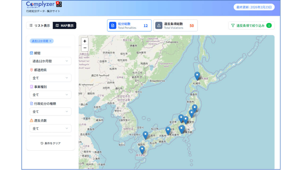 東海電子、運送事業者の行政処分をAIで分析・可視化する「Complyzer」を提供開始