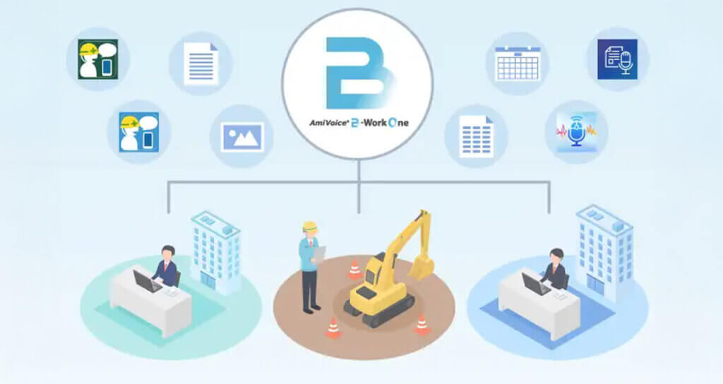 アドバンスト・メディア、音声認識と生成AIにより建設現場の情報共有を効率化する「AmiVoice B-Work One」を提供開始