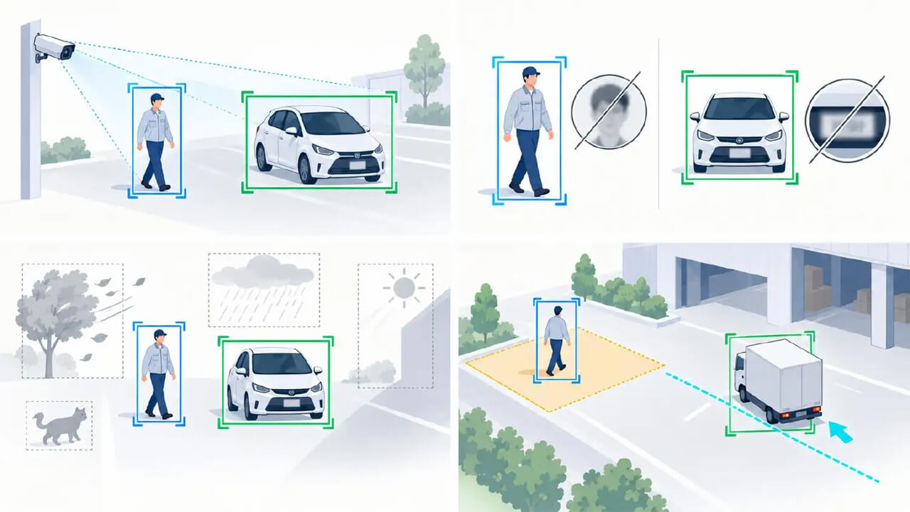 旭東みらいテクノロジー、AI人物・車両識別とIVS連携で誤報を削減し監視業務を効率化するネットワークカメラを発売