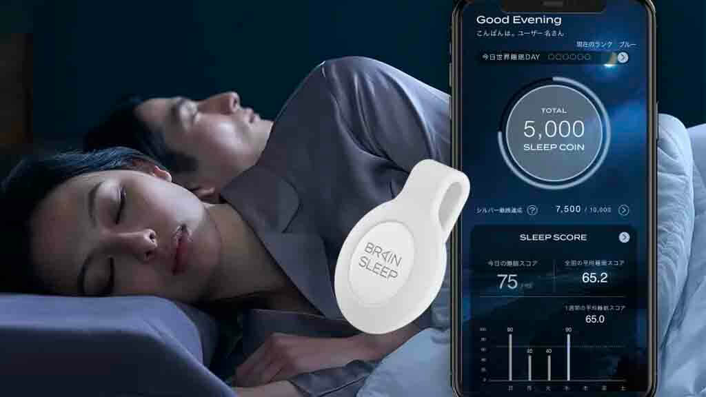 ブレインスリープ、睡眠計測ウェアラブルデバイス「ブレインスリープ コイン」を開発