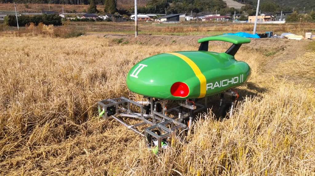 テムザック、収穫・耕起が可能な多機能型農業ロボット「雷鳥2号」を開発