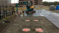 東京大学と三井不動産、屋外ロボット開発検証拠点に送電コイルを埋設し走行中給電可能な走行レーンを新設