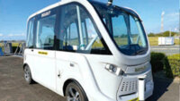 OKI、自動運転バスを福岡県大牟田市の公道で走行させる実証実験を実施