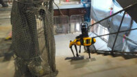 竹中工務店と竹中土木、四足歩行ロボット「Spot」に自動巡回と遠隔操作による建設業務支援機能を実装